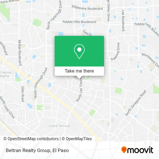Beltran Realty Group map
