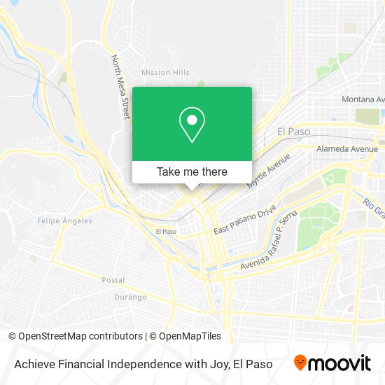 Mapa de Achieve Financial Independence with Joy