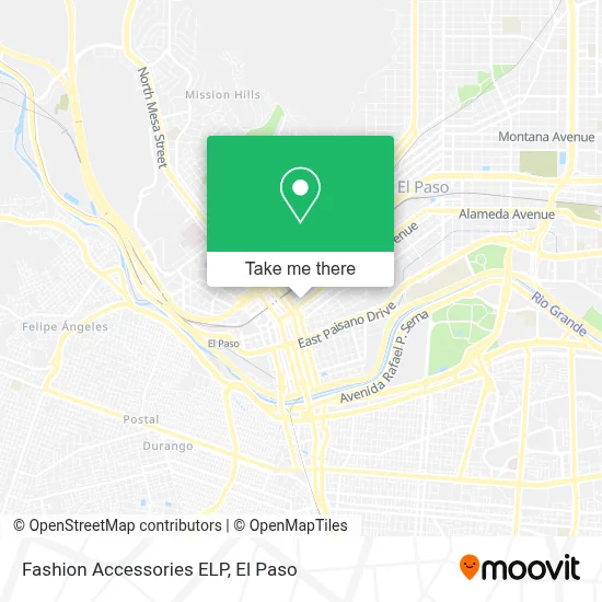 Fashion Accessories ELP map