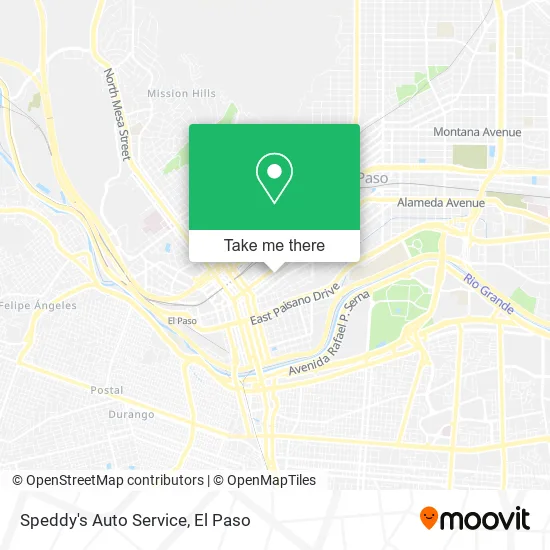 Speddy's Auto Service map
