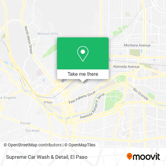 Supreme Car Wash & Detail map