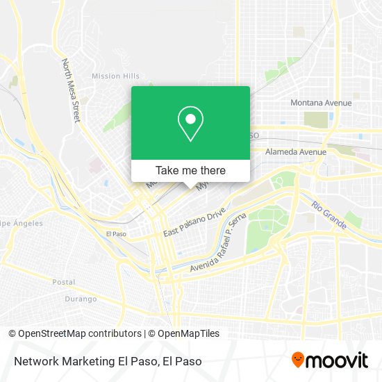 Network Marketing El Paso map