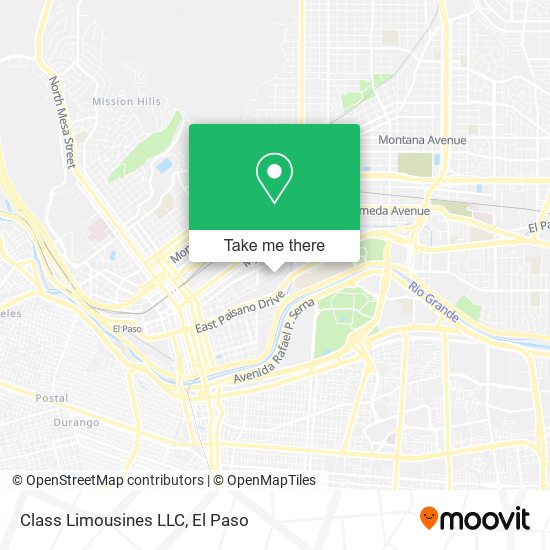 Class Limousines LLC map