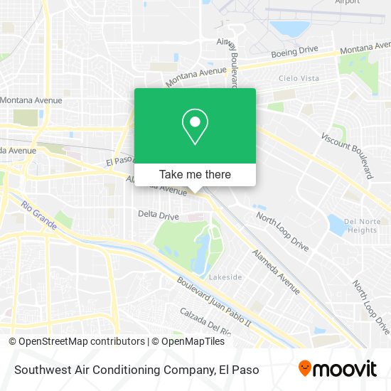 Mapa de Southwest Air Conditioning Company