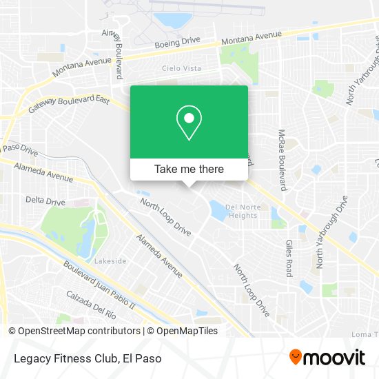 Legacy Fitness Club map