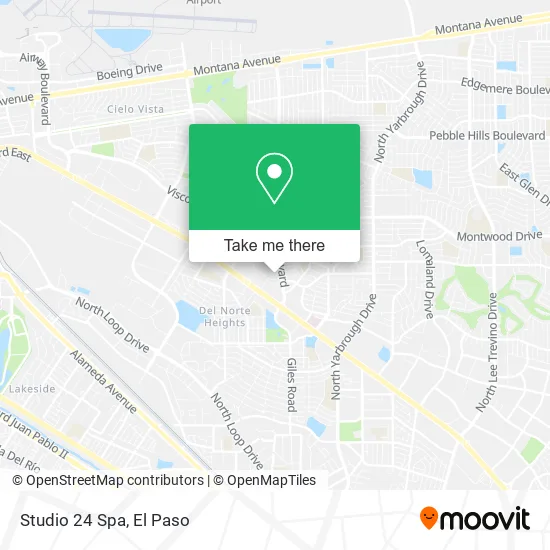 Studio 24 Spa map