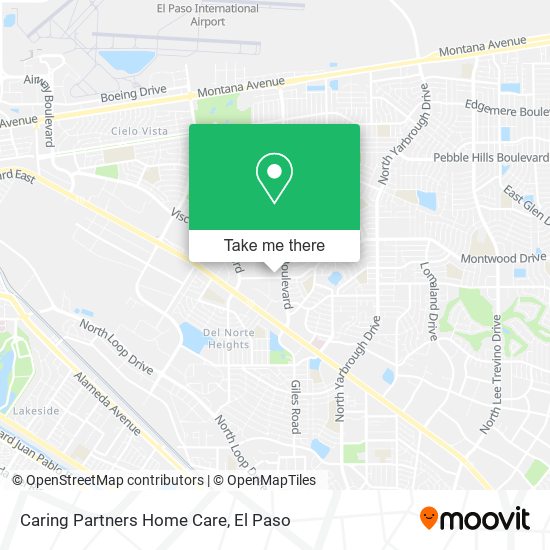 Caring Partners Home Care map