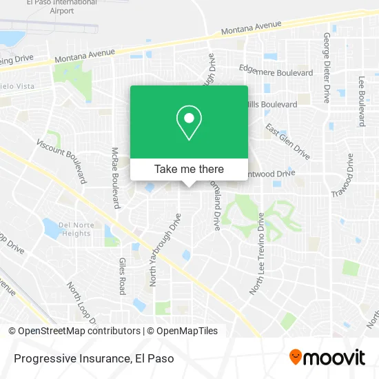 Progressive Insurance map