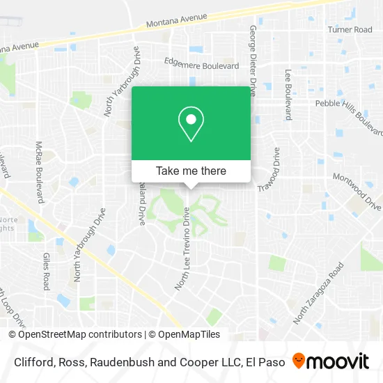 Mapa de Clifford, Ross, Raudenbush and Cooper LLC