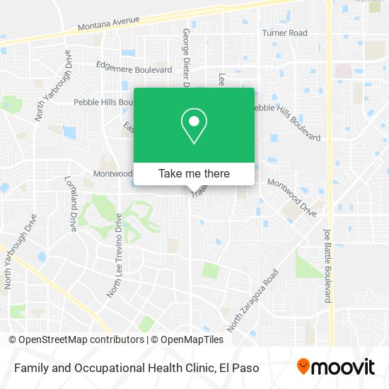 Family and Occupational Health Clinic map
