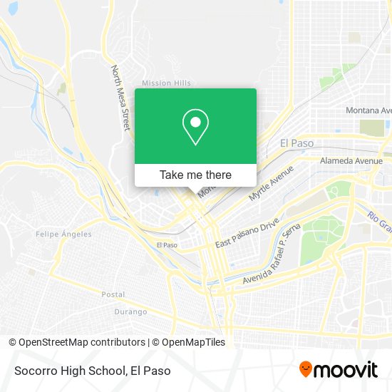 Mapa de Socorro High School