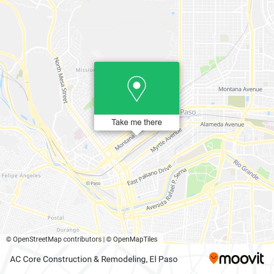 AC Core Construction & Remodeling map