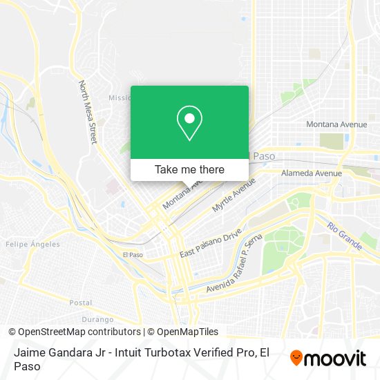 Jaime Gandara Jr - Intuit Turbotax Verified Pro map