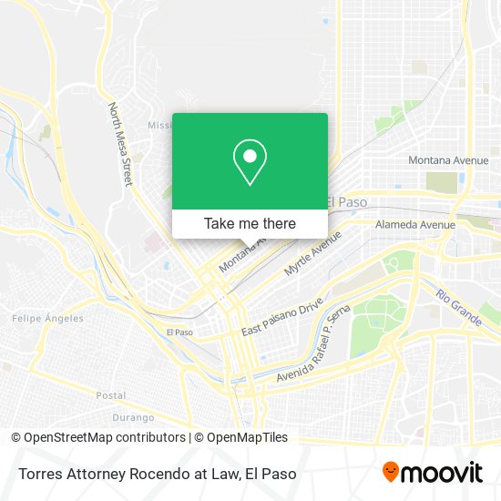 Mapa de Torres Attorney Rocendo at Law