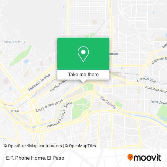 E.P. Phone Home map