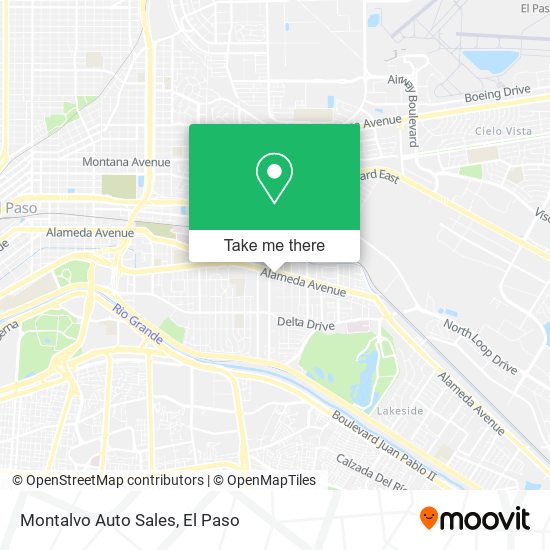 Montalvo Auto Sales map