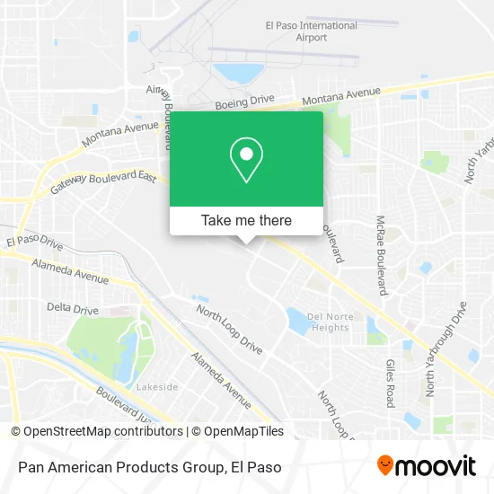 Pan American Products Group map