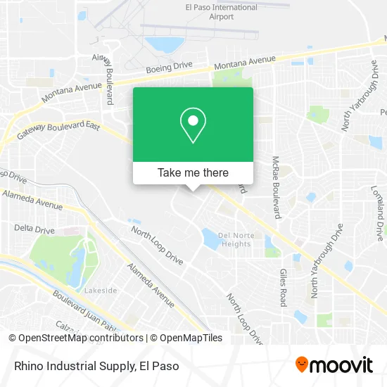 Mapa de Rhino Industrial Supply