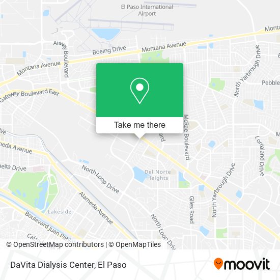 DaVita Dialysis Center map