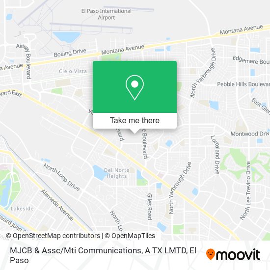 MJCB & Assc / Mti Communications, A TX LMTD map