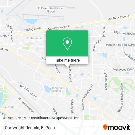 Cartwright Rentals map