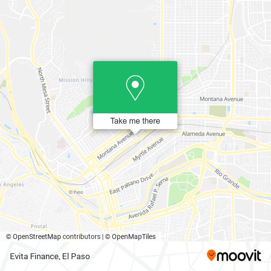 Evita Finance map