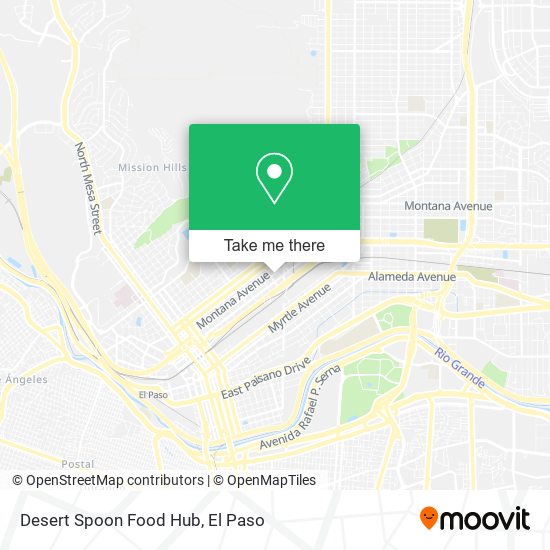 Mapa de Desert Spoon Food Hub