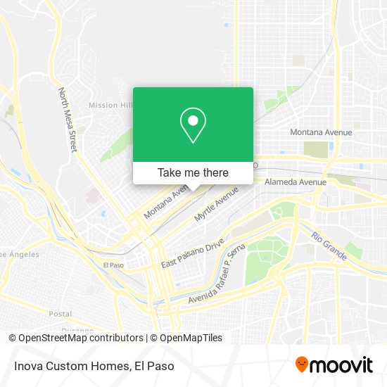 Inova Custom Homes map