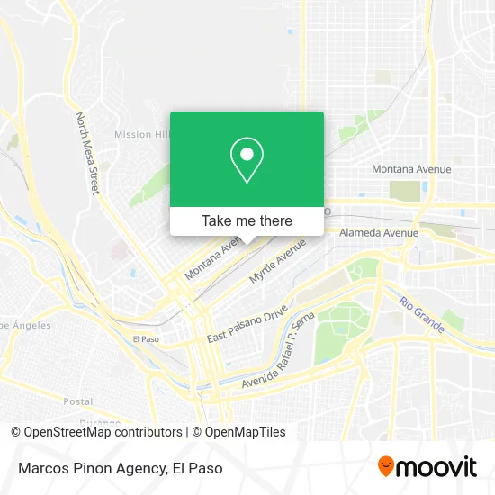 Marcos Pinon Agency map
