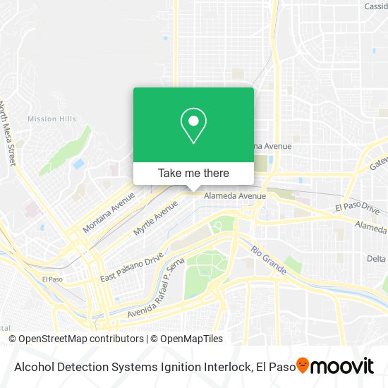 Alcohol Detection Systems Ignition Interlock map