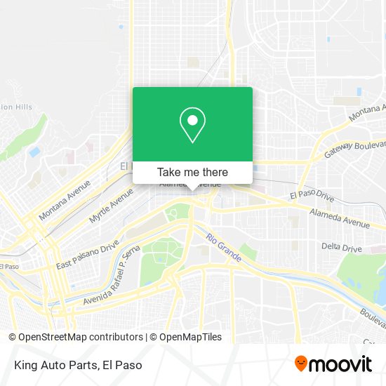 Mapa de King Auto Parts