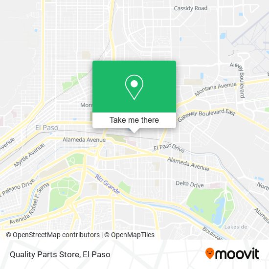 Mapa de Quality Parts Store