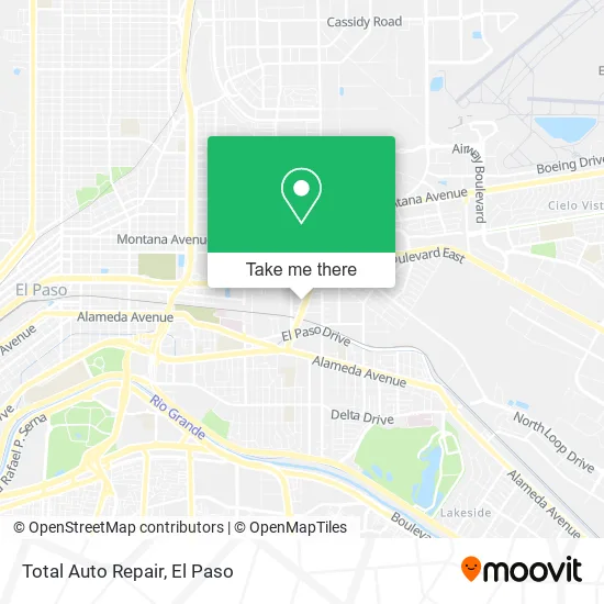 Total Auto Repair map