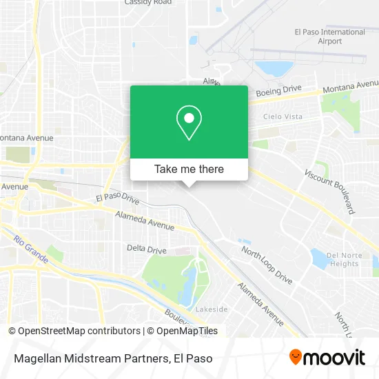 Magellan Midstream Partners map