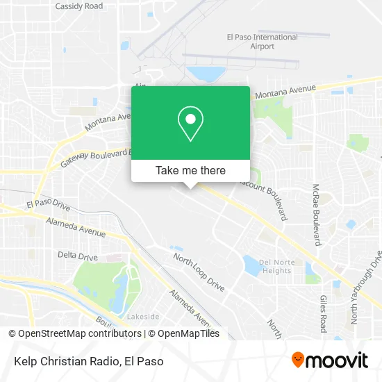 Kelp Christian Radio map