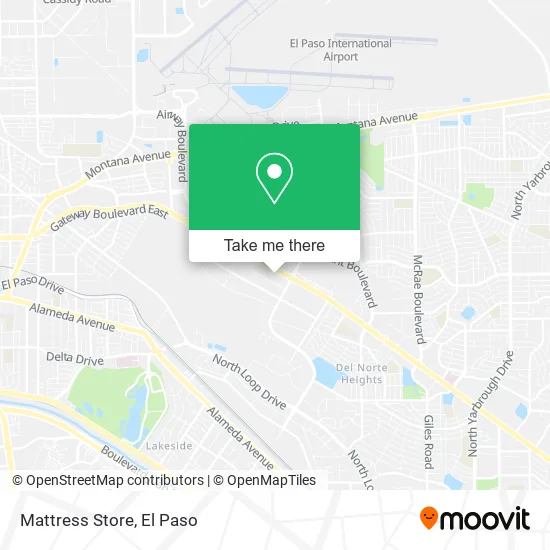 Mapa de Mattress Store