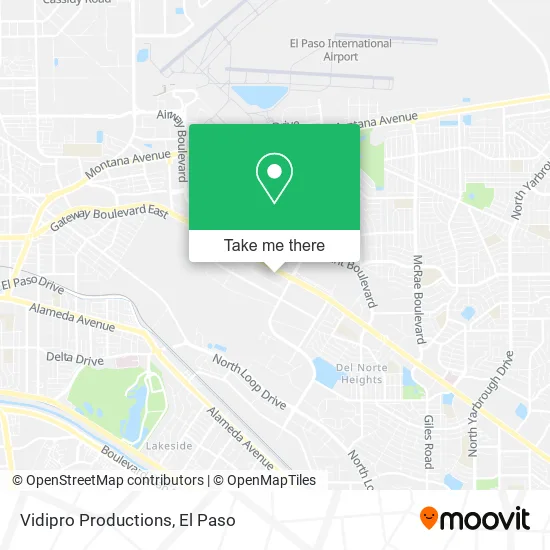 Mapa de Vidipro Productions