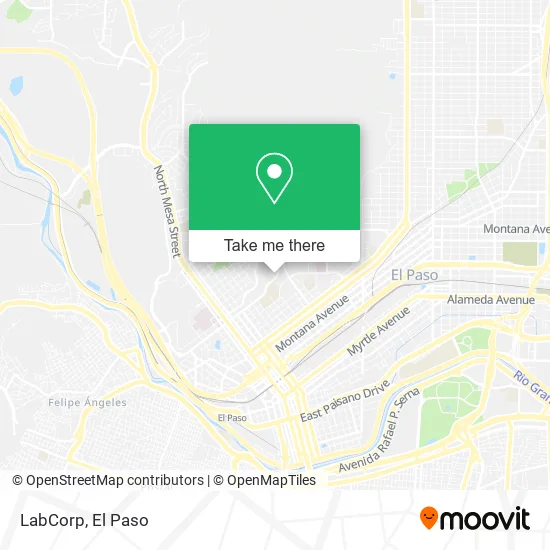 LabCorp map