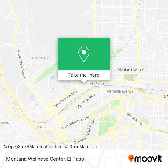 Mapa de Montana Wellness Center