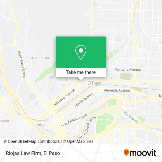 Riojas Law Firm map