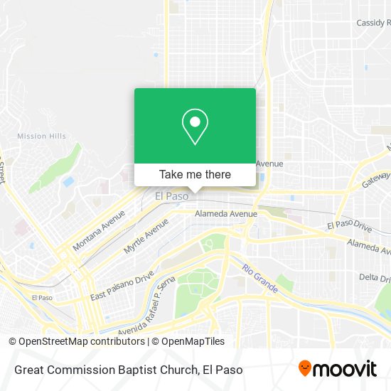 Great Commission Baptist Church map