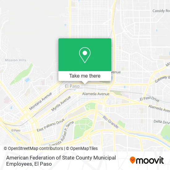 Mapa de American Federation of State County Municipal Employees