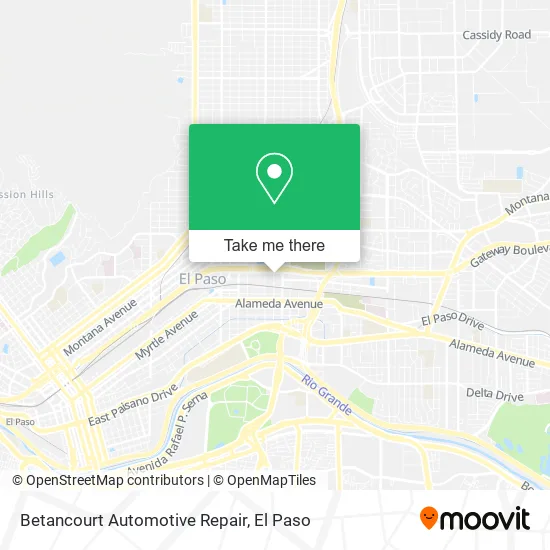 Betancourt Automotive Repair map