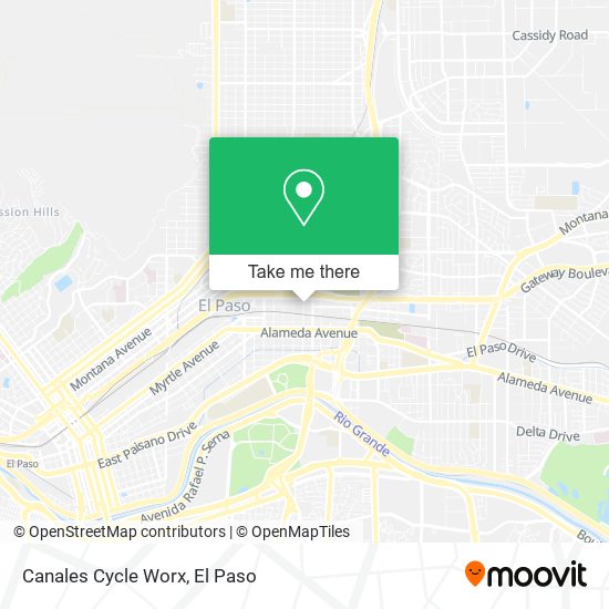 Canales Cycle Worx map