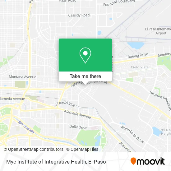 Myc Institute of Integrative Health map