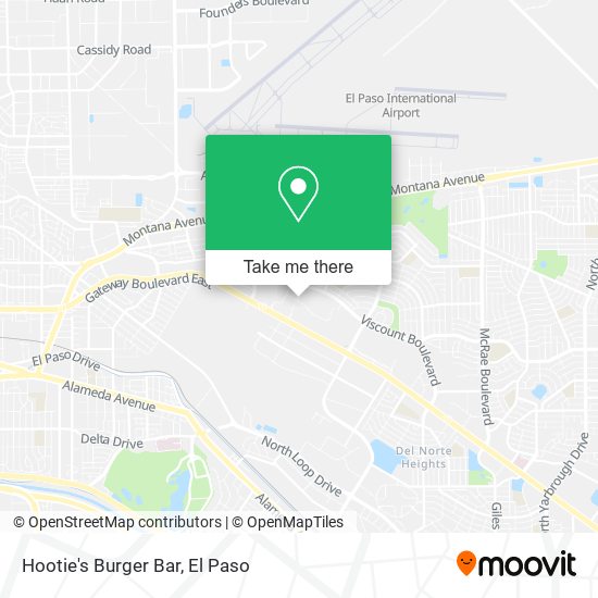 Mapa de Hootie's Burger Bar