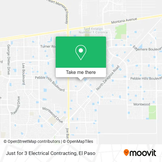 Mapa de Just for 3 Electrical Contracting