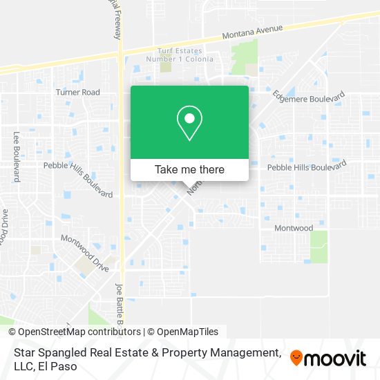 Mapa de Star Spangled Real Estate & Property Management, LLC