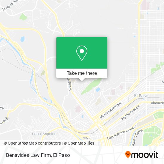 Mapa de Benavides Law Firm
