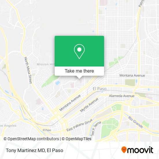 Tony Martinez MD map